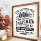 She inspires timber sign.
