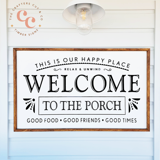 Welcome to the porch LARGE size.
